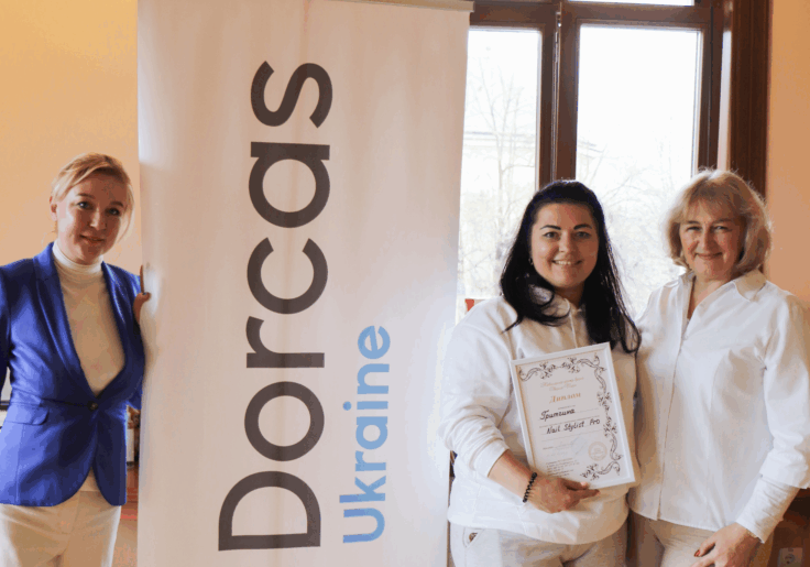 Lilia with coaches